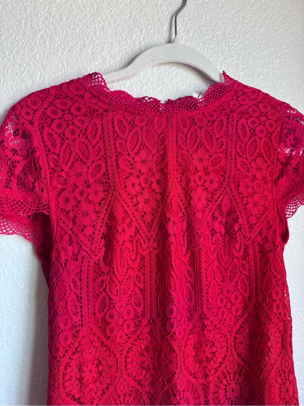 Francesca’s Lace Short Sleeve Dress - Picture 4 of 6